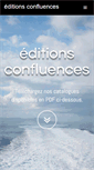 Mobile Screenshot of editionsconfluences.com
